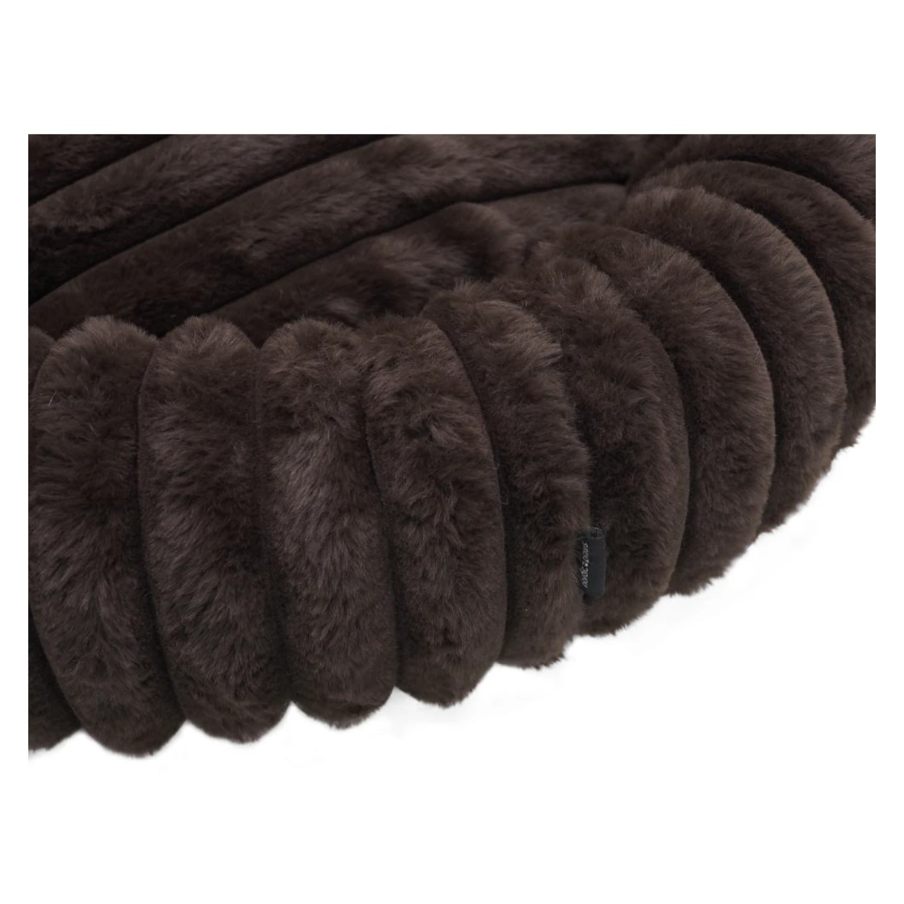 Nordic Paws Ripple Comfort hundeseng L Espresso 100,5 x 100,5 x 22,5 cm